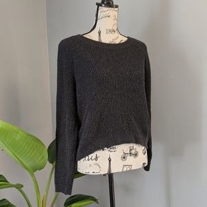 Soft Grey High Low Sweater